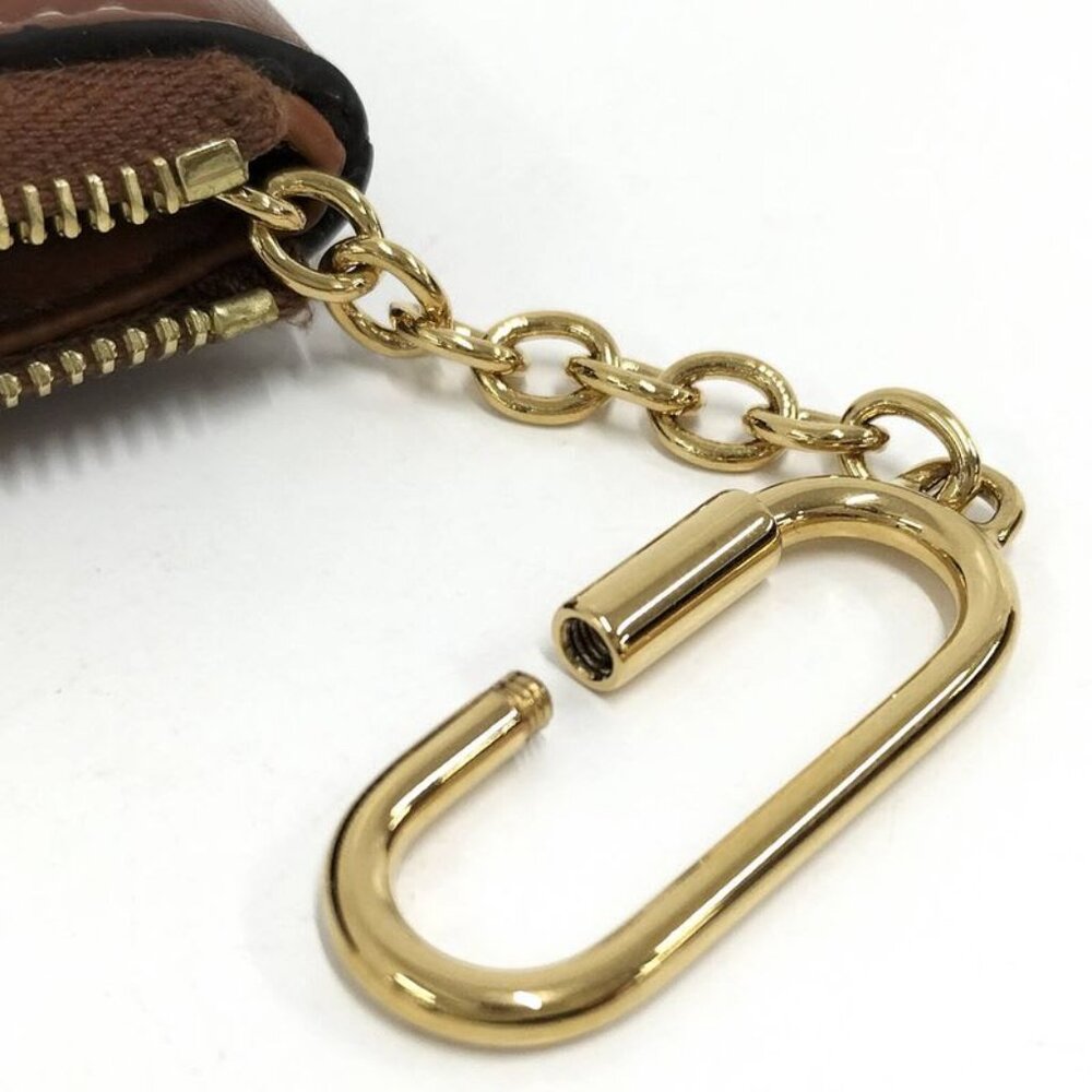 Celine Coin Case Triomphe Leather Brown - Picture 8 of 10